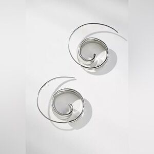 twist geo hoop earrings S258